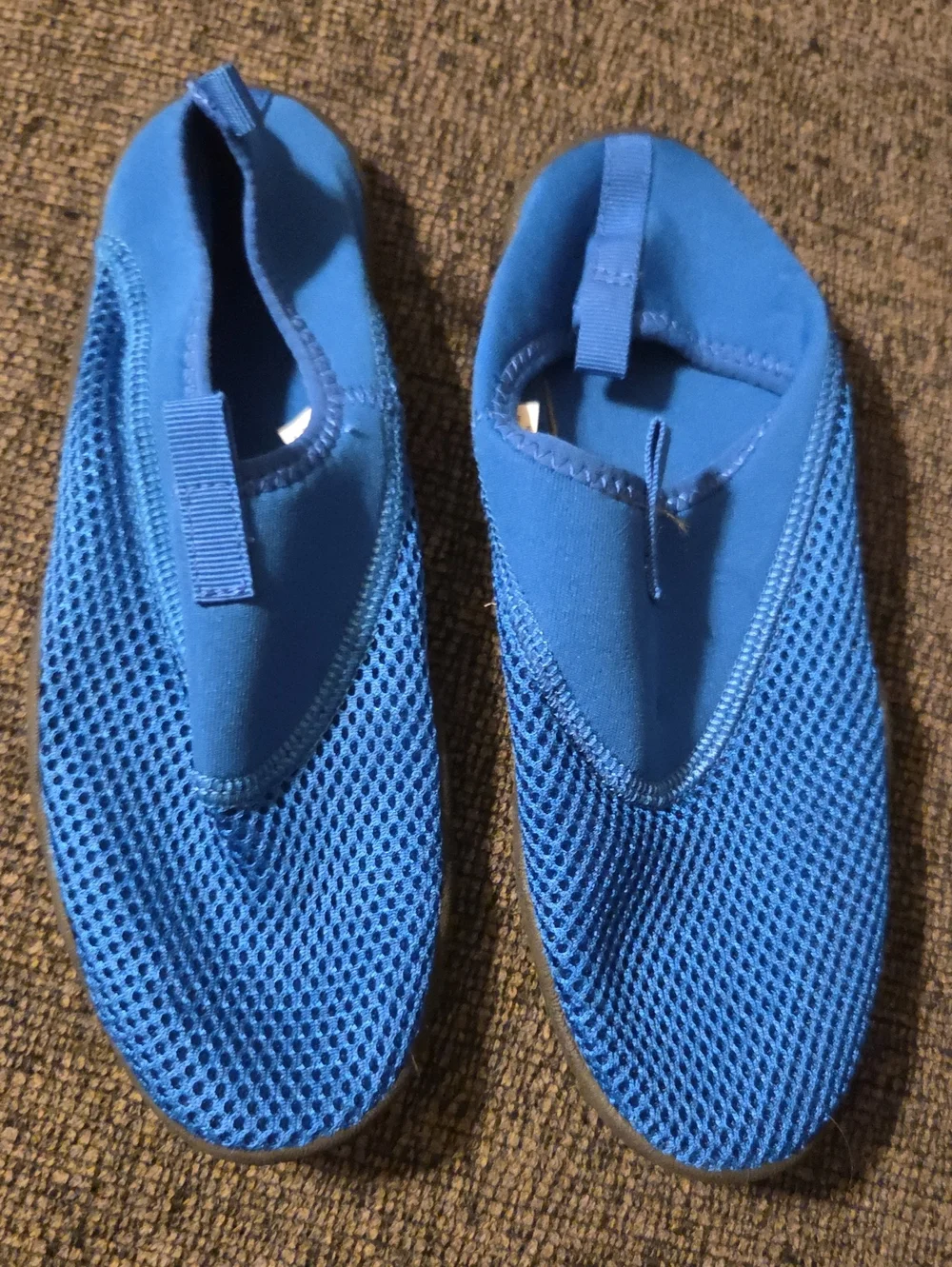 wonder nation Bright Blue Kids Water Shoes - Slip-On Mesh